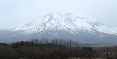 駒ヶ岳冠雪