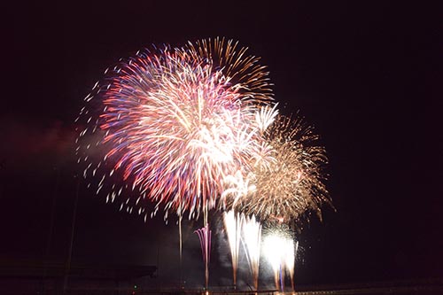 北海道鹿部町の花火大会