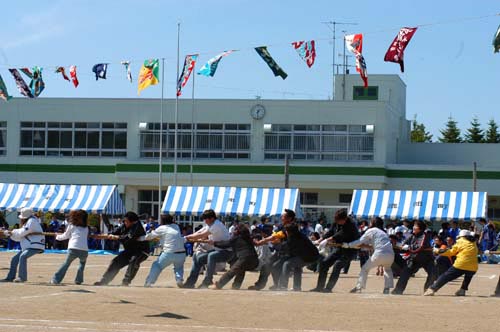 漁師町の運動会